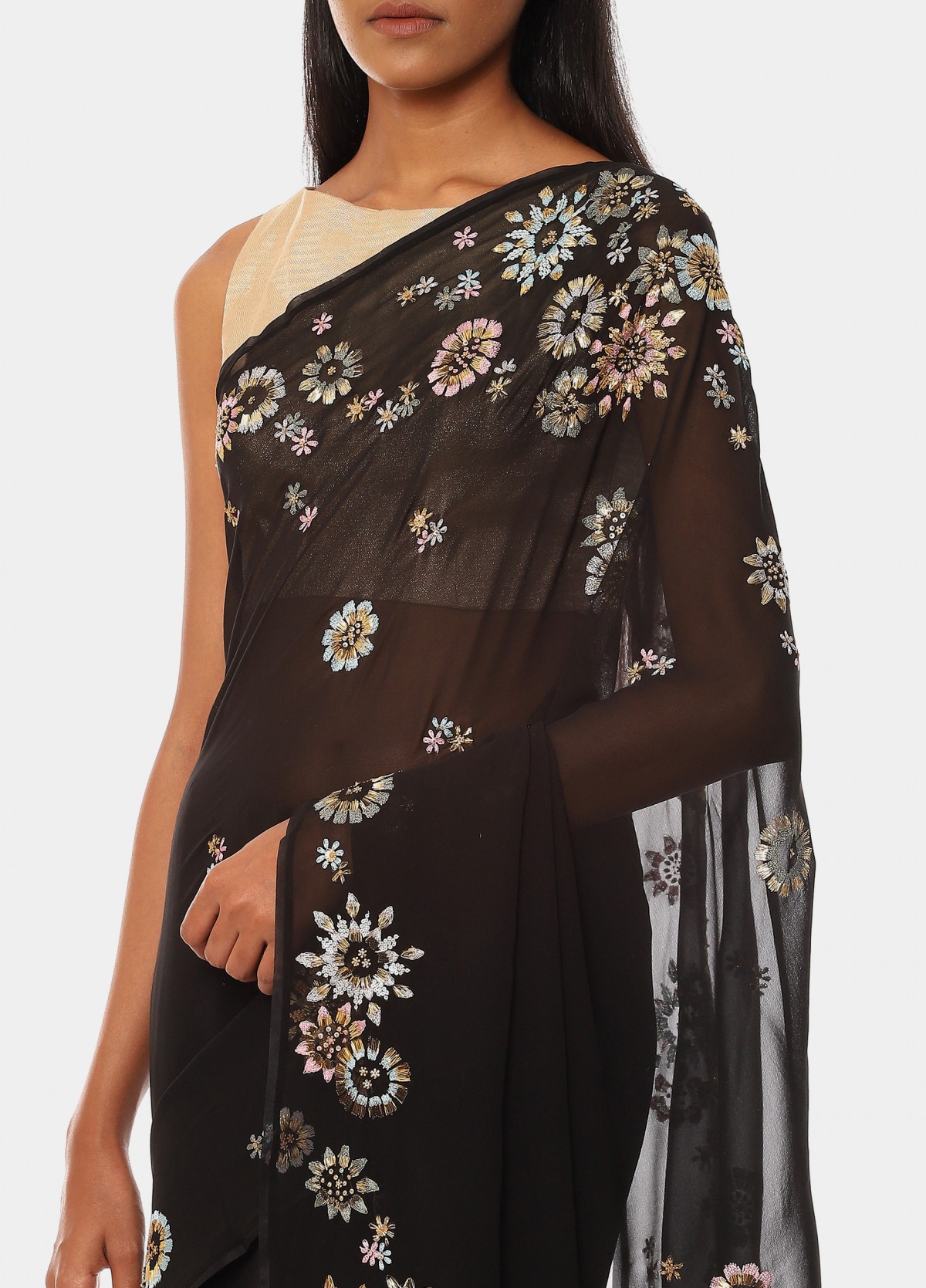 The Embroidered Gala Sari